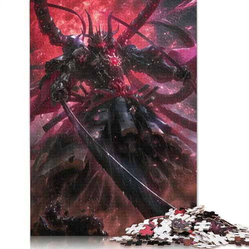Dämonischer japanischer Samurai, 1500-teiliges Puzzle, ab 18 Jahren, Lernspiele, Puzzles für Erwachsene für Frauen, für Kinder ab 12 Jahren, 1500 Teile (85 x 57 cm) von QBIREX