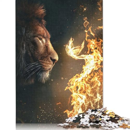 Das Feuer im Inneren – Puzzle für Erwachsene, herausfordernd und knifflig für Frauen und Männer, 1000 Teile (75 x 50 cm) von QBIREX