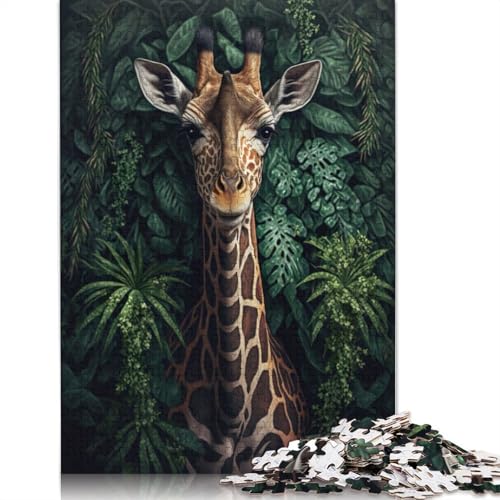Das Giraffen-Puzzle für Erwachsene, Spielzeug, Lernspiel, schwierige Puzzles für Kinder ab 12 Jahren, 1500 Teile (85 x 57 cm) von QBIREX