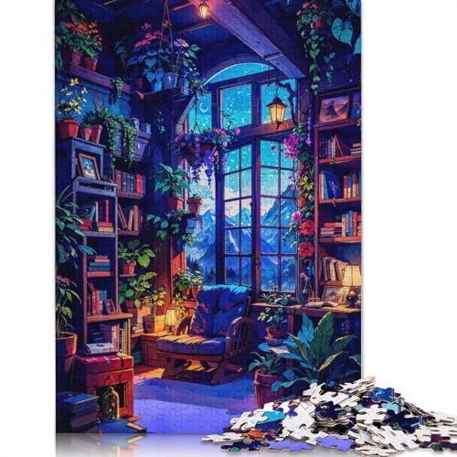 Das gemütliche Getaway-Puzzle, präzises, ineinandergreifendes rechteckiges Papierpuzzle für Jungen oder Mädchen, 1000 Teile (75 x 50 cm) von QBIREX