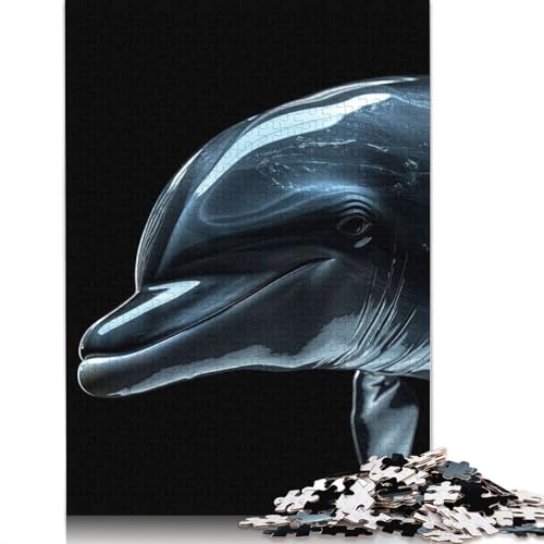 Dolphin Puzzles 520 Teile Schwer Puzzle Spielzeug Lernspiel Impossible Herausforderungsspielzeug Für Erwachsene Und Kinder Ab 14 Jahren 520pcs (52x38cm) von QBIREX