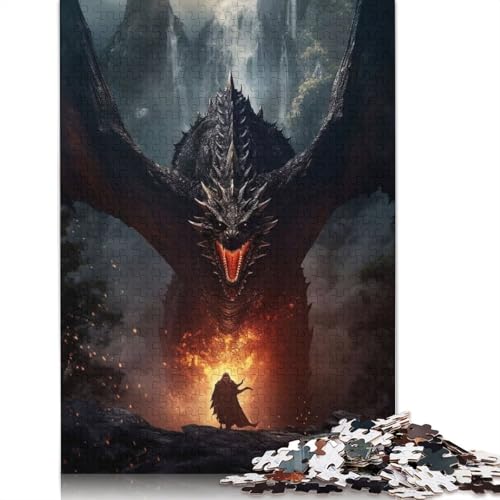 Dragonborns Legacy Puzzles für Erwachsene, Spielzeug, Lernspiel, schwierige Puzzles für Kinder ab 12 Jahren, 1500 Teile (85 x 57 cm) von QBIREX
