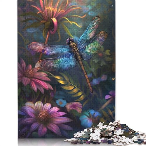 Dragonflys Magic Puzzle 1000 Teile Schwer Puzzle Spielzeug Pädagogisches Spiel Impossible Herausforderungsspielzeug Für Erwachsene Und Kinder in Bewährter 1000pcs (40x28cm) von QBIREX