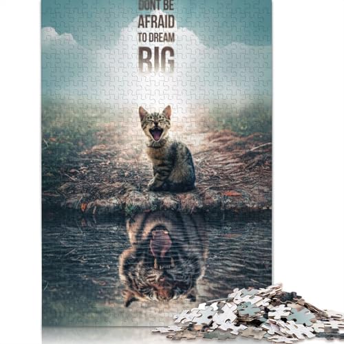 Dream Big Puzzle 1000-teilige Schwer Puzzle Spielzeug Lernspiel Impossible Herausforderungsspielzeug Für Erwachsene Und Kinder Ab 12 Jahren 1000pcs (75x50cm) von QBIREX