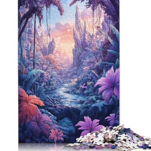 Dream Jungle Puzzle 1000 Teile Schwer Puzzle Spielzeug Lernspiel Impossible Herausforderung Spielzeug Für Erwachsene Kinder 1000pcs (38x26cm) von QBIREX
