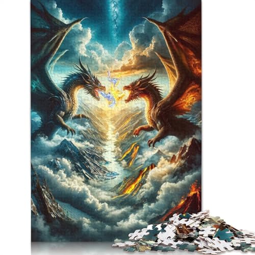 Duell der Schicksale, Puzzle, 1500 Teile, für Erwachsene, kreative Spiele, Puzzlespiele für Erwachsene, für Jungen oder Mädchen, 1500 Teile (85 x 57 cm) von QBIREX