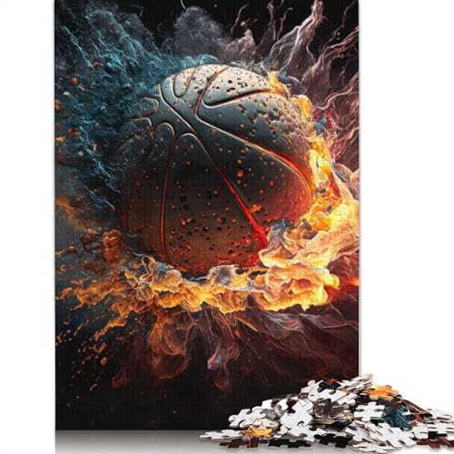 Dunking- und Verteidigungspuzzle, rechteckig, Pappe, Papier, rechteckig, Puzzle für Erwachsene und Kinder, 1000 Teile (75 x 50 cm) von QBIREX