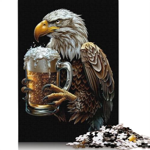 Eagle Beer Puzzle 520 Teile Schwer Puzzle Spielzeug Lernspiel Impossible Herausforderungsspielzeug Für Erwachsene Kinder 520pcs (52x38cm) von QBIREX