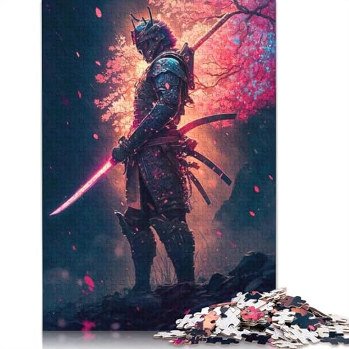 Elegance Japanisches Samurai-Puzzle für Erwachsene, 1000 Teile, interessantes Puzzle zur Stressreduzierung für Damen und Herren, 1000 Teile (75 x 50 cm) von QBIREX
