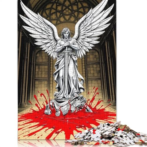 Engel des Todes Puzzle, Lernspiele, Familienaktivitäten, Premium-Karton-Puzzle für Frauen und Männer, 1000 Teile (26 x 38 cm) von QBIREX