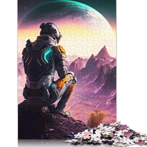 Enjoy The Planet View 1000 Puzzles für Erwachsene. Freundliche Materialien. Coole Puzzles für Erwachsene für Jungen oder Mädchen. 1000 Teile (75 x 50 cm). von QBIREX