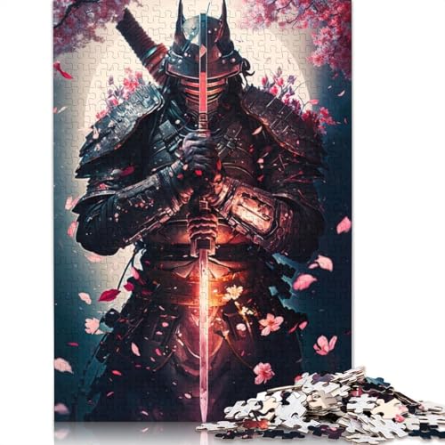 Episches Japanisches Samurai-Puzzle für Erwachsene, Lernspiel, Puzzle-Geschenke für Kinder ab 12 Jahren, 520 Teile (52 x 38 cm) von QBIREX