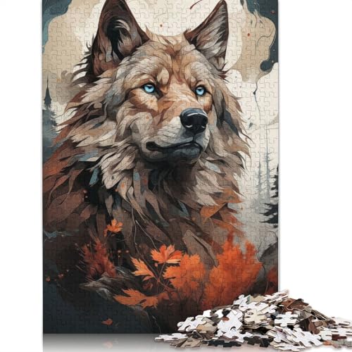 Erbliches Puzzle, 100% recyceltes Kartonpapier, rechteckiges Puzzle für Erwachsene und Kinder, 1000 Teile (75 x 50 cm) von QBIREX