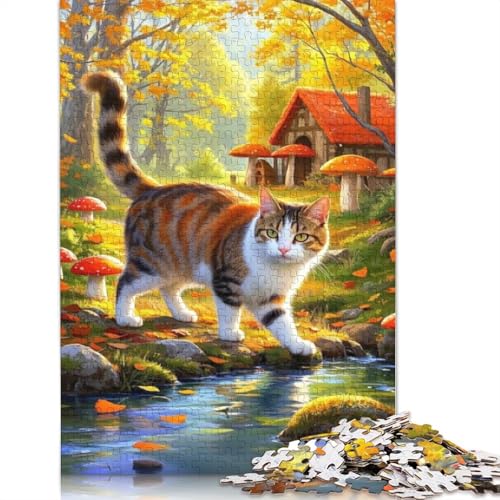 European Shorthair Puzzle 1000 Teile Schwer Puzzle Spielzeug Lernspiel Impossible Herausforderungsspielzeug Für Erwachsene Und Kinder Ab 12 Jahren 1000pcs (75x50cm) von QBIREX