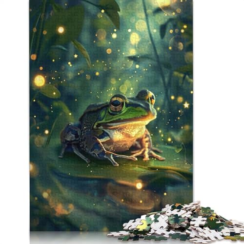 Fairy Frog Puzzles 1000 Teile Schwer Puzzle Spielzeug Lernspiel Impossible Herausforderungsspielzeug Für Erwachsene Und Kinder Ab 14 Jahren 1000pcs (75x50cm) von QBIREX