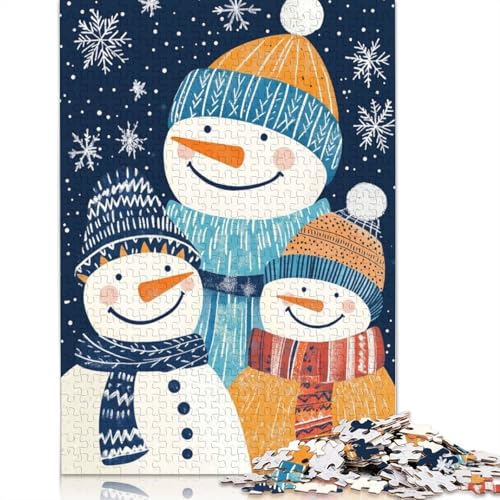 Feiern Sie den Winterzauber, Puzzle aus 100% recyceltem Karton, für Jungen oder Mädchen, 1000 Teile (26 x 38 cm) von QBIREX