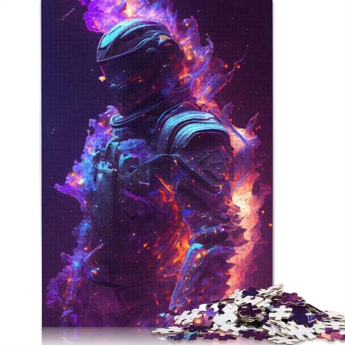 Fighter of The Universe Puzzle, 100% recycelter Karton, 100% recycelter Karton, Puzzle für Jungen oder Mädchen, 1000 Teile (26 x 38 cm) von QBIREX