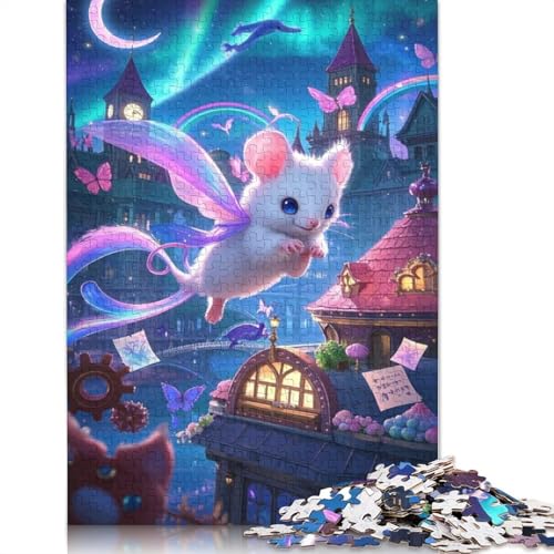 Flying Squirrel Puzzle, kreative Spiele, 100% recycelter Karton, Puzzle für Erwachsene, 1000 Teile (75 x 50 cm) von QBIREX