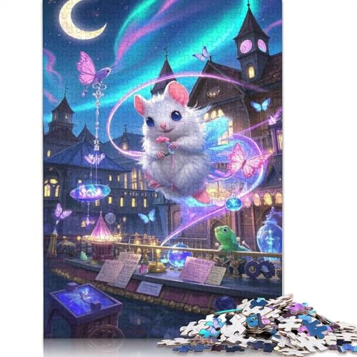 Flying Squirrel Puzzle 1000-teilige Schwer Puzzle Spielzeug Lernspiel Impossible Herausforderung Spielzeug Für Erwachsene Kinder 1000pcs (38x26cm) von QBIREX