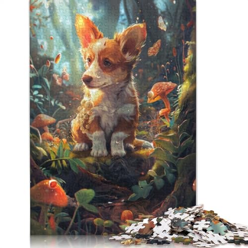 Forest Doggo Puzzles 520 Teile Schwer Puzzle Spielzeug Pädagogisches Spiel Impossible Herausforderung Spielzeug Für Erwachsene Kinder 520pcs (52x38cm) von QBIREX