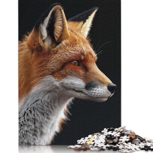 Fox Puzzle 1000-teilige Schwer Puzzle Spielzeug Lernspiel Impossible Herausforderungsspielzeug Für Erwachsene Und Kinder Ab 14 Jahren 520pcs (52x38cm) von QBIREX