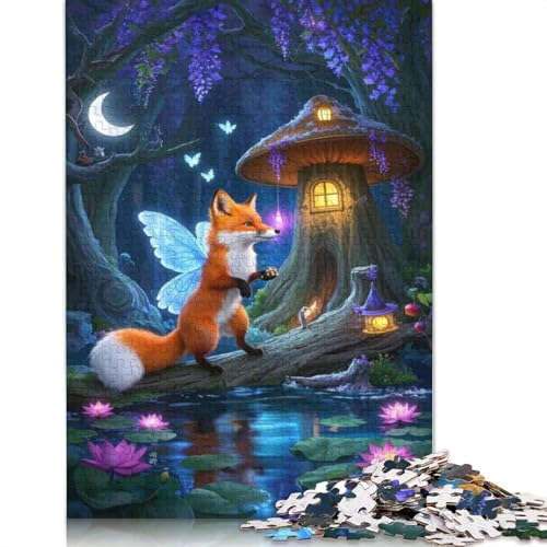 Fox Puzzle Fun Premium-Puzzle aus Karton für Jungen oder Mädchen, 1000 Teile (75 x 50 cm) von QBIREX