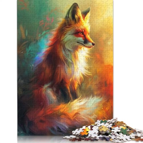 Fox Puzzles 1500 Teile Schwer Puzzle Spielzeug Pädagogisches Spiel Impossible Herausforderung Spielzeug Für Erwachsene Kinder 1500pcs (85x57cm) von QBIREX