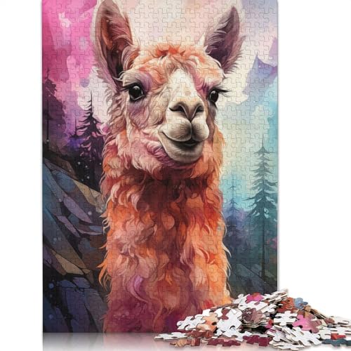 Furry Beauty Puzzle, 100% recyceltes Kartonpapier, rechteckiges Puzzle für Erwachsene und Kinder, 1000 Teile (75 x 50 cm) von QBIREX