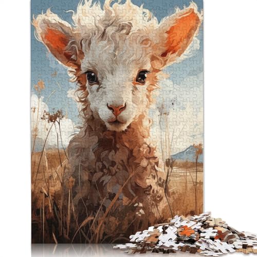 Fuzzy Angel Puzzle-Spielzeug, Lernspiel, Premium-Karton-Puzzle für Erwachsene und Kinder, 1000 Teile (75 x 50 cm) von QBIREX