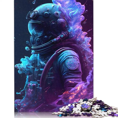 Galactic Diver Puzzle, 100% recycelter Karton, 100% recycelter Karton, Puzzle für Jungen oder Mädchen, 1000 Teile (26 x 38 cm) von QBIREX