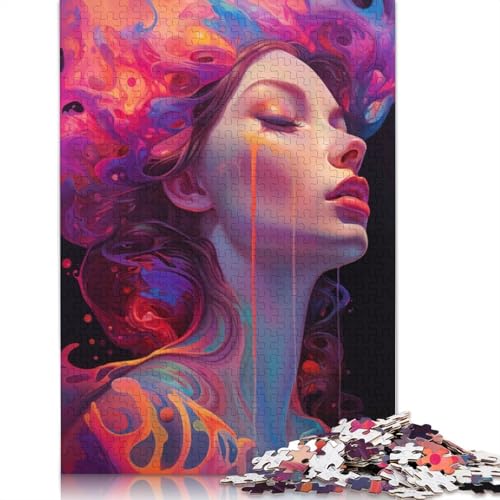 Galaxy Girl Nr. 5 Puzzle-Spielzeug, Lernspiel, Premium-Karton-Puzzle für Erwachsene und Kinder, 1000 Teile (26 x 38 cm) von QBIREX