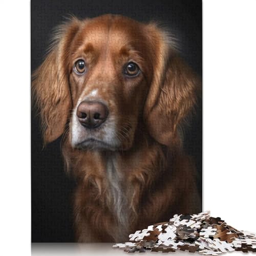 Generative Puzzles mit Hunde-KI, farbenfrohe und Coole Puzzles für Kinder ab 12 Jahren, 1000 Teile (75 x 50 cm) von QBIREX