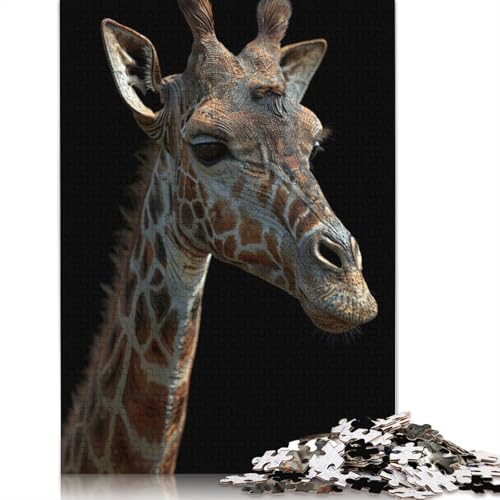 Giraffe Puzzle 520 Teile Schwer Puzzle Spielzeug Lernspiel Impossible Herausforderung Spielzeug Für Erwachsene Kinder 520pcs (52x38cm) von QBIREX