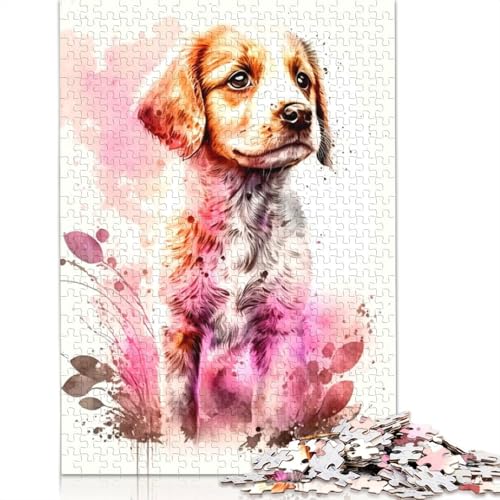 Golden Retriever 1500-teiliges Puzzle, Lernspiele, Puzzles für Erwachsene für Frauen, für Kinder ab 12 Jahren, 1500 Teile (85 x 57 cm) von QBIREX