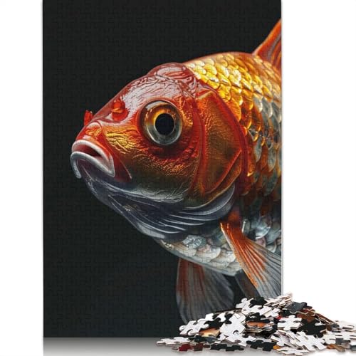 Goldfish Puzzles 1000-teilige Schwer Puzzle Spielzeug Lernspiel Impossible Herausforderungsspielzeug Für Erwachsene Und Kinder in Bewährter 1000pcs (75x50cm) von QBIREX