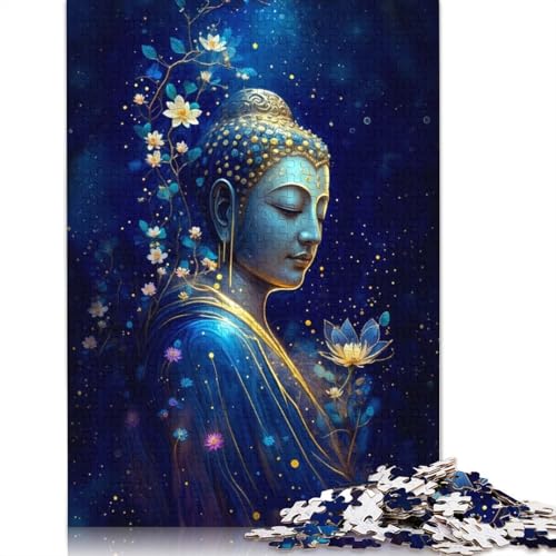 Goutam Buddha Puzzle 1000 Teile Schwer Puzzle Spielzeug Lernspiel Impossible Herausforderungsspielzeug Für Erwachsene Und Kinder Ab 14 Jahren 1000pcs (75x50cm) von QBIREX