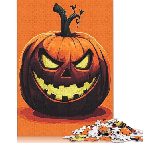 Halloween V 09 Puzzle, rechteckig, aus Pappe, 100% recycelter Pappe, Puzzle für Erwachsene, 1000 Teile (38 x 26 cm) von QBIREX