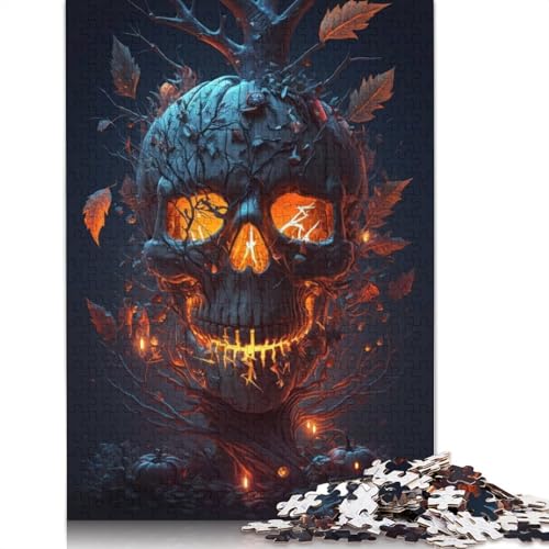 Halloween VII Puzzle, Familienspaß, rechteckiges Papierpuzzle für Jungen oder Mädchen, 1000 Teile (38 x 26 cm) von QBIREX