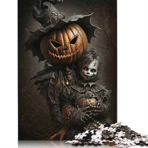 Halloween XII Puzzle, rechteckig, aus Pappe, 100% recyceltem Karton, Puzzle für Erwachsene, 1000 Teile (38 x 26 cm) von QBIREX