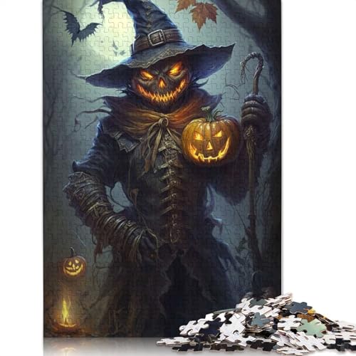 Halloween XIII Puzzle, Dekompressionsspielzeug, 100% recycelter Karton, Puzzle für Erwachsene und Teenager, 1000 Teile (75 x 50 cm) von QBIREX