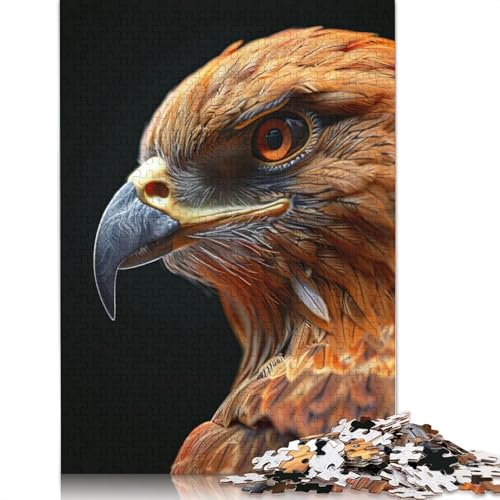 Hawk Puzzles 1000 Teile Schwer Puzzle Spielzeug Pädagogisches Spiel Impossible Herausforderung Spielzeug Für Erwachsene Und Kinder in Bewährter 1000pcs (75x50cm) von QBIREX