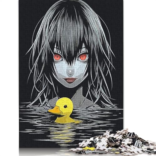 Horror Duck Puzzle 1000 Teile Schwer Puzzle Spielzeug Lernspiel Impossible Herausforderungsspielzeug Für Erwachsene Und Kinder in Bewährter 1000pcs (40x28cm) von QBIREX