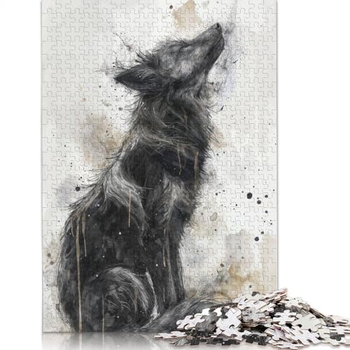 Howling Essence Puzzle, kreative Spiele, 100% recycelter Karton, Puzzle für Erwachsene, 1000 Teile (26 x 38 cm) von QBIREX