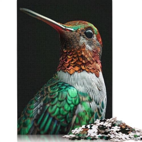 Hummingbird Puzzle 520 Teile Schwer Puzzle Spielzeug Pädagogisches Spiel Impossible Herausforderungsspielzeug Für Erwachsene Kinder 520pcs (52x38cm) von QBIREX