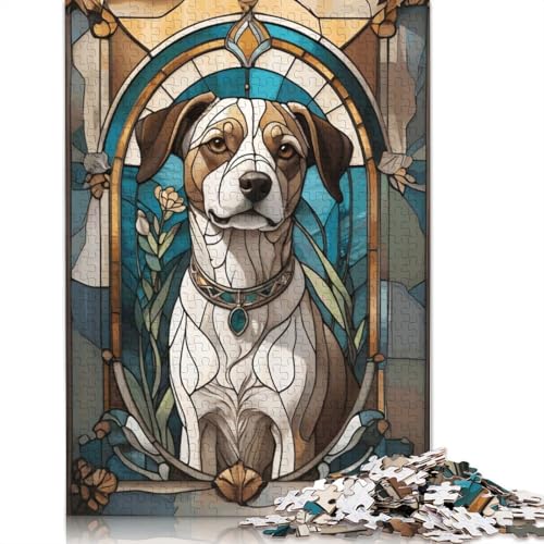 Hunde-Puzzle, süßes Tier-Puzzle, 520 Teile, Entspannungs-Herausforderungsspielzeug, schwierige Puzzles für Frauen und Männer, 520 Teile (52 x 38 cm) von QBIREX