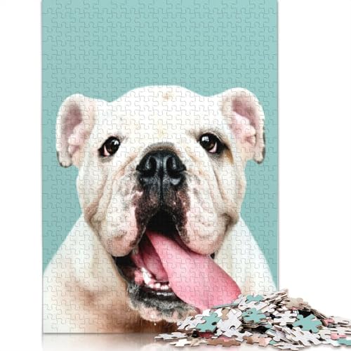 Hundepuzzle, kreative Spiele, 100% recycelter Karton, Puzzle für Erwachsene, 1000 Teile (26 x 38 cm) von QBIREX
