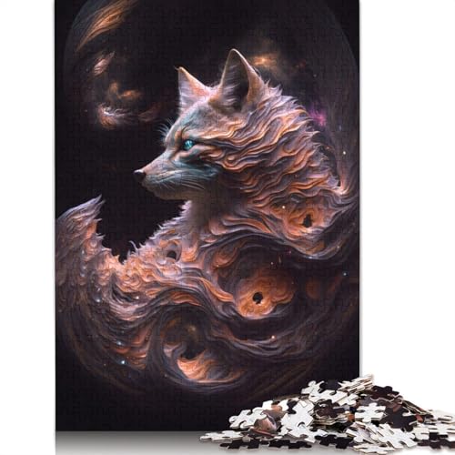 Infinite Fox Puzzles 1000 Teile Schwer Puzzle Spielzeug Lernspiel Impossible Herausforderungsspielzeug Für Erwachsene Kinder 300pcs (40x28cm) von QBIREX