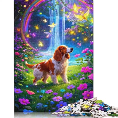 Irish Setter Puzzles 1000 Teile Schwer Puzzle Spielzeug Lernspiel Impossible Herausforderung Spielzeug Für Erwachsene Und Kinder Ab 14 Jahren 1000pcs (75x50cm) von QBIREX