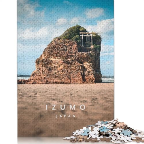 Izumo Bentenjima Japan Puzzle, Premium-Puzzle aus 100% recyceltem Kartonpapier, rechteckig, für Jungen oder Mädchen, 1000 Teile (38 x 26 cm) von QBIREX