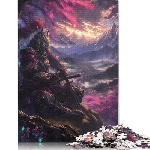 Japanische Samurai Majestic Puzzles für Erwachsene ab 18 Jahren. Upe Lernspiele, Puzzle für Erwachsene und Kinder, 1000 Teile (75 x 50 cm) von QBIREX